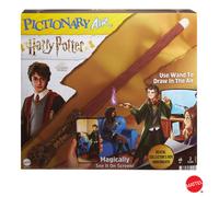 PICTIONARY AIR - HARRY POTTER GIOCO DI DISEGNI PER FAMIGLIE, CON PENNA A FORMA DI BACCHETTA, 8+ ANNI
