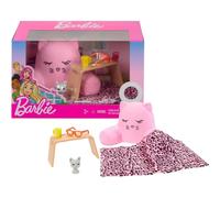 Mattel - Playset Barbie accessori da mare e da arredamento con cuccioli