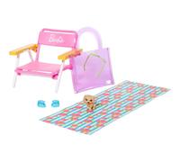 Mattel - Playset Barbie accessori da mare e da arredamento con cuccioli