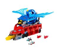 Mattel Playset pista HOT WHEELS CITY Drago Trasportatore trasforformabile