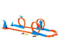 Mattel Playset Pista Triplo Loop con Speed Snap Track auto 1:64 HOT WHEELS JDW39
