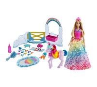 Barbie Dreamtopia Unicorn Pet Playset with Barbie Princess Doll, Gift for 3 to 7