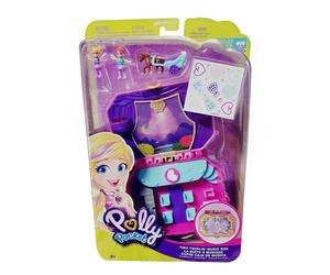 Mattel Polly Pocket GCJ88 Ballet Box con Stage 2 Figure Cavallo e Carrozza Set