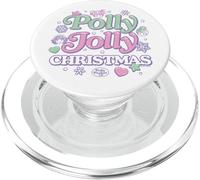Mattel - Polly Pocket Holidays - Icone natalizie Polly Jolly PopSockets PopGrip per MagSafe