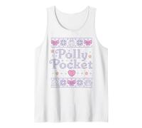 Mattel - Polly Pocket - Maglione Natalizio con Fiocchi e Fiocchi di Neve Canotta