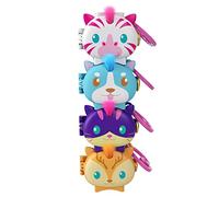 Polly pocket - cofanetto animaletto assortito, set apribile a forma di animale con 2 cuccioli e tanti accessori inclusi
