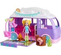 Mattel Polly Pocket: Tiny Worlds Big Surprises - Glamping Camper V... Toy NUOVO