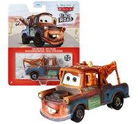 Mattel Selezione Veicoli Racing Style, Disney Cars, Cast 1:55 Veicoli Auto, DXV29N Cars 3 Single:Hook/Mater Road Trip (CDXV59)