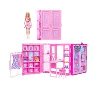 Mattel Set bambola Armadio dei Sogni con accessori BARBIE