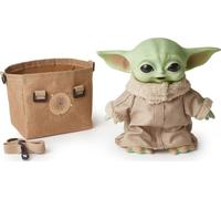 Mattel Star Wars, peluche giocattolo de Il Bambino, Baby Yoda 28 cm, tratto da The Mandalorian, personaggio con borsa a tracolla, per i fan della serie tv dai 3 anni in su, HBX33