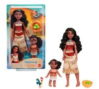 Disney Moana 2 & Simea Sorella Set Con Moda Bambole Giocattolo Nuovo Scatola
