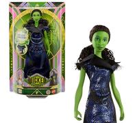 Mattel Universal Wicked: For Good - Elphaba Cantante, bambola da collezione ispirata al film con abito rimovibile, canta "For Good" in inglese, giocattolo per bambini, 4+ anni, JFM09