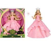 Mattel Universal Wicked Deluxe Glinda - Bambola alla moda e accessori, con corona e scettro, look ispirato al film