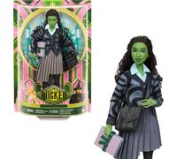 Mattel Universal Wicked Elphaba Fashion Doll & Accessories with Green Skin, Brai