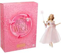 Mattel Universal Wicked: For Good - Glinda nella sua bolla, bambola in esclusiva Amazon con abito rimovibile e look ispirato al film, giocattolo da collezione in confezione speciale, JFM11