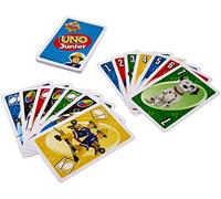 Mattel -Uno Junior Sam Il Pompiere, Gioco di Carte, Fmw18