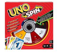Mattel UNO Spin con spinner e nuove regole carte speciali 7+ anni JGR00