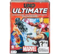 Mattel UNO ULTIMATE MARVEL Inclusi 4 Carte Per Collezionare Gioco Di Carte HVM25