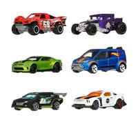 Hot Wheels Multipack HW Legends - Set 6 auto/camion 1:64, dettagli premium, confezione JLB24