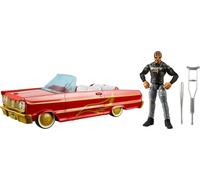 Mattel WWE - Lucha Low Rider e Rey Misterio Main Event, veicolo azione di lancio