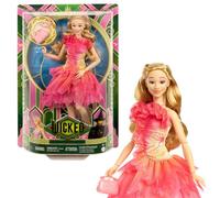 Mattel Universal Wicked - Glinda, bambola snodata con lunghi capelli biondi e lo