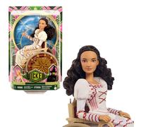 Mattel Wicked Nessarose con capelli castani ricci e sedia a rotelle, outfit da ballo rimovibile, bambola snodata e accessori, HXY36