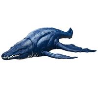 Mattel Jurassic World - Bracauchenio Ruggito Selvaggio, dinosauro snodabile con mandibola multidirezionale, mossa d'attacco e suoni inclusi, giocattolo per bambini, 4+ anni, JKL79