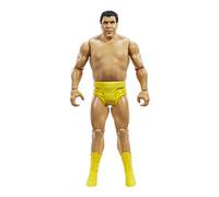 Mattel WWE - Andre the Giant WrestleMania Action Figure, con diversi punti di snodo, costume da combattimento autentico e tecnologia TrueFX, giocattolo per bambini 6+ anni, HKP85