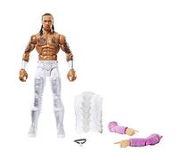 Mattel WWE - Damian Priest Royal Rumble Elite Collection Action Figure, con accessori iconici e un pezzo per costruire Dok Hendrix, per gioco o collezione, giocattolo per bambini 8+ anni, HKP17
