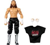 Mattel WWE Elite Action Figure & Accessori, Serie #106 Sami Zayn 6" da collezione con 25 punti di articolazione e mani intercambiabili