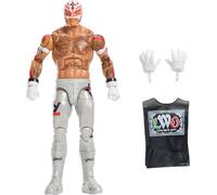 Mattel WWE Elite Collection - Rey Mysterio, personaggio collezionabile Series 125, action figure con 25 punti di articolazione e mani intercambiabili, 8+ anni, JHT67