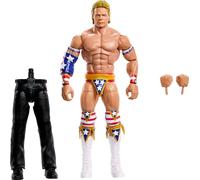 Mattel WWE Elite Collection Action Figure, SummerSlam Lex Luger da collezione con accessori e arbitro Build-A-Figure Parts
