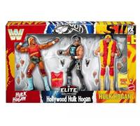 Mattel WWE Elite Collection Hulkamania - Set di action figure per il 40° anniversario, confezione da 3