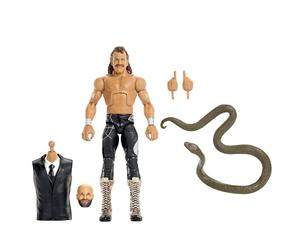 Mattel WWE Elite Collection Jake The Snake Roberts, Personaggio e Accessori | Set Premium Live Event WrestleMania con parti componibili di Sam Roberts, per bambini e collezionisti, JHX78
