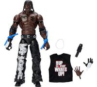 Mattel WWE Elite Collection - R-Truth, action figure da collezione alta 15+ cm con 25 punti d'articolazione, design realistico e mani intercambiabili, giocattolo per bambini, 8+ anni, HTX28