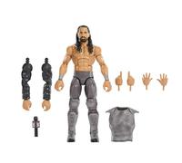 Mattel WWE Elite Collection - Seth Rollins Premium Live Event, action figure e accessori WrestleMania inclusi, pezzi per costruire Sam Roberts, 8+ anni, JHX75