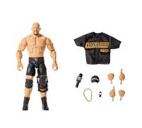Mattel WWE Elite Collection, Steve Austin Action Figure Serie #122 | Steve Austin Stone Cold, statuetta da collezione da 15 cm, con 25 punti di articolazione e mani intercambiabili