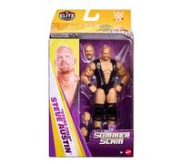 Mattel WWE Elite Collection - Stone Cold Steve Austin Premium Live Event, action figure e accessori SummerSlam inclusi, pezzi per costruire Jesse "The Body" Ventura, 8+ anni, JHX79