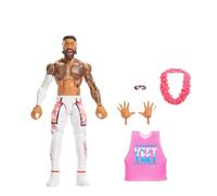 Mattel Action figure Jey Uso – Serie 124, 25 punti di articolazione, mani intercambiabili, 8+ anni