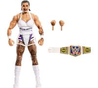 Mattel WWE Elite Personaggio e Accessori Serie #110 Rhea Ripley 15,2 cm da collezione con 25 punti articolari e mani intercambiabili