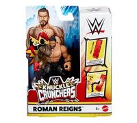 MATTEL WWE KNUCKLE CRUNCHERS SERIES 5 - ROMAN REIGNS (3,5”) CON SEDIA E CINTURA