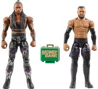 Mattel WWE Main Event - Damian Priest e Finn Balor Series 20, set Championship Showdown da collezione con 2 personaggi e accessori inclusi, giocattolo per bambini, 6+ anni, JCV72