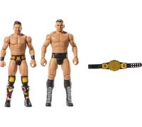 Mattel WWE Main Event - Gunther & The Miz Series 20, set Championship Showdown da collezione con 2 personaggi e accessori inclusi, giocattolo per bambini, 6+ anni, JCV68