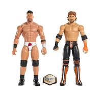 Mattel WWE Main Event - LA Knight vs Logan Paul Series 24, set Showdown da collezione con 2 personaggi snodati e accessori del ring e tecnologia TrueFX inclusi, 6+ anni, JHJ55
