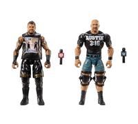 Mattel WWE Main Event - “Stone Cold” Steve Austin vs Kevin Owens Series 20, set Championship Showdown da collezione con 2 personaggi e accessori inclusi, giocattolo per bambini, 6+ anni, JCV70