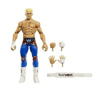 Mattel WWE - Personaggio Elite Cody Rhodes, action figure da collezione con tecnologia TrueFX, accessori da combattimento inclusi e 25 punti di articolazione, giocattolo per bambini, 8+ anni, HKN85