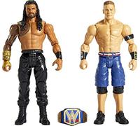 Mattel WWE Roman Reigns vs John Cena Championship Showdown Action Figure 2-Pack con Universal Championship, 15,2 cm