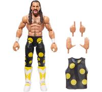 Mattel WWE Top Picks Elite Action Figure & Accessories Set, Seth Rollins 6" da collezione con mani intercambiabili, anello ingranaggio e 25 punti di articolazione, HTX72