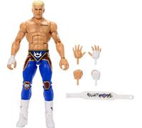 Mattel WWE Top Picks Elite Action Figure & Accessories Set, "The American Nightmare" Cody Rhodes 6" da collezione con mani intercambiabili, anello ingranaggio e 25 punti di articolazione