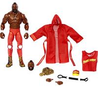 Mattel WWE Ultimate Edition Action Figure & Accessories Set, Mr. T 15,2 cm da collezione con 30 punti di articolazione, pezzi sostituibili e ingranaggio di ingresso